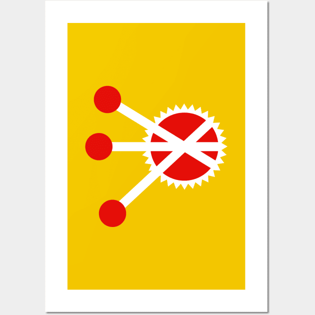 Firestorm Suit Wall Art by Minimalist Heroes